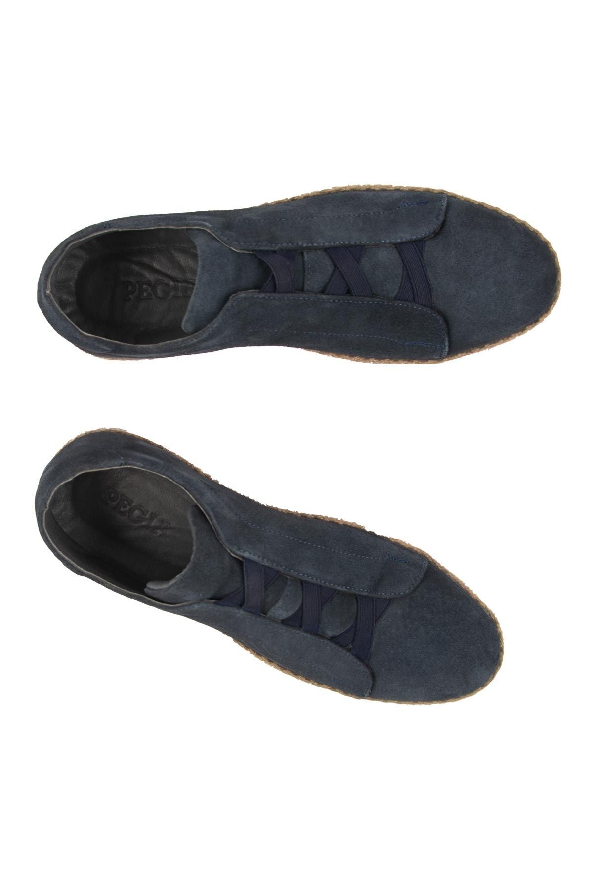 Hakiki Süet Erkek Espadril DG5031 Lacivert