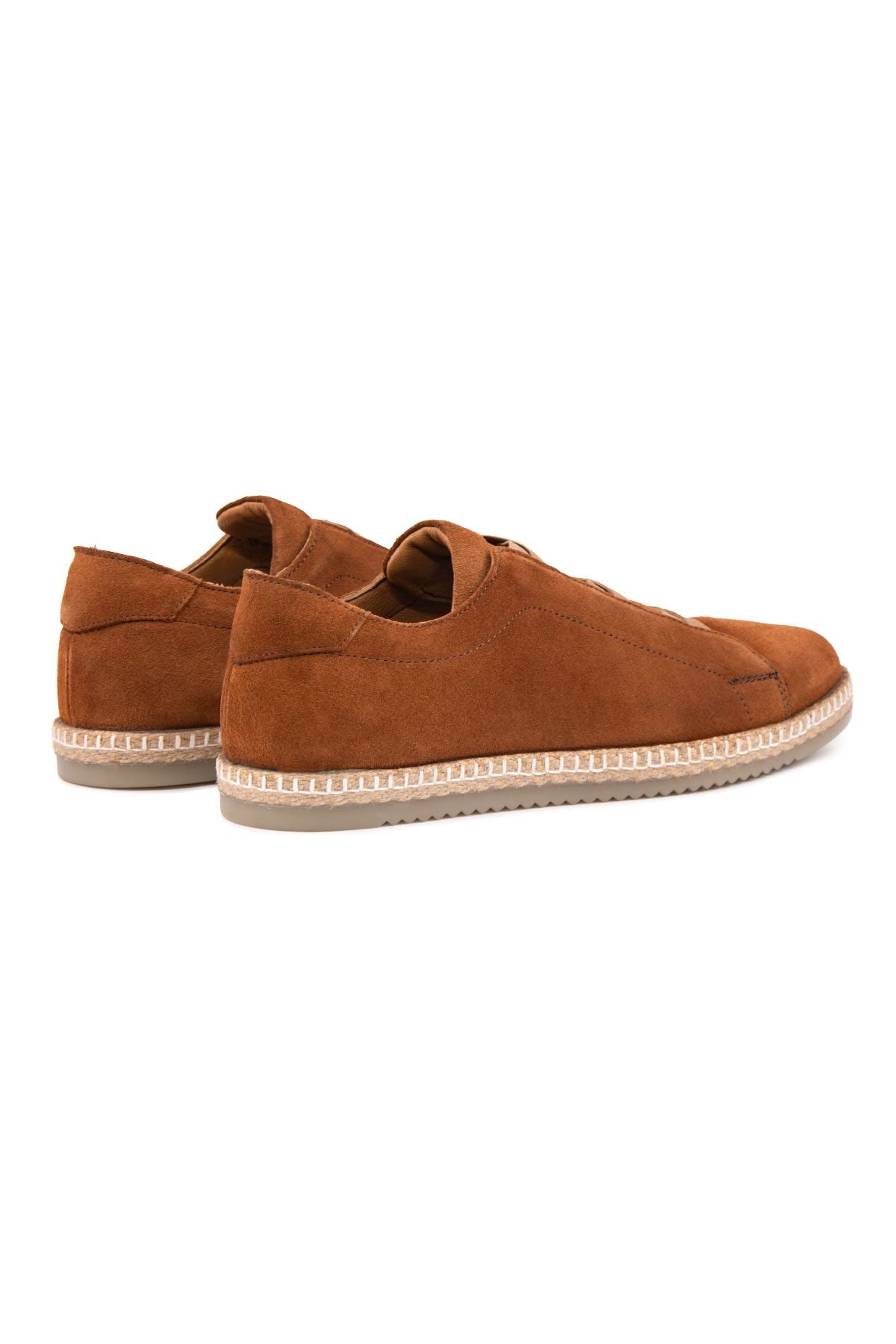 Hakiki Süet Erkek Espadril DG5031 Taba