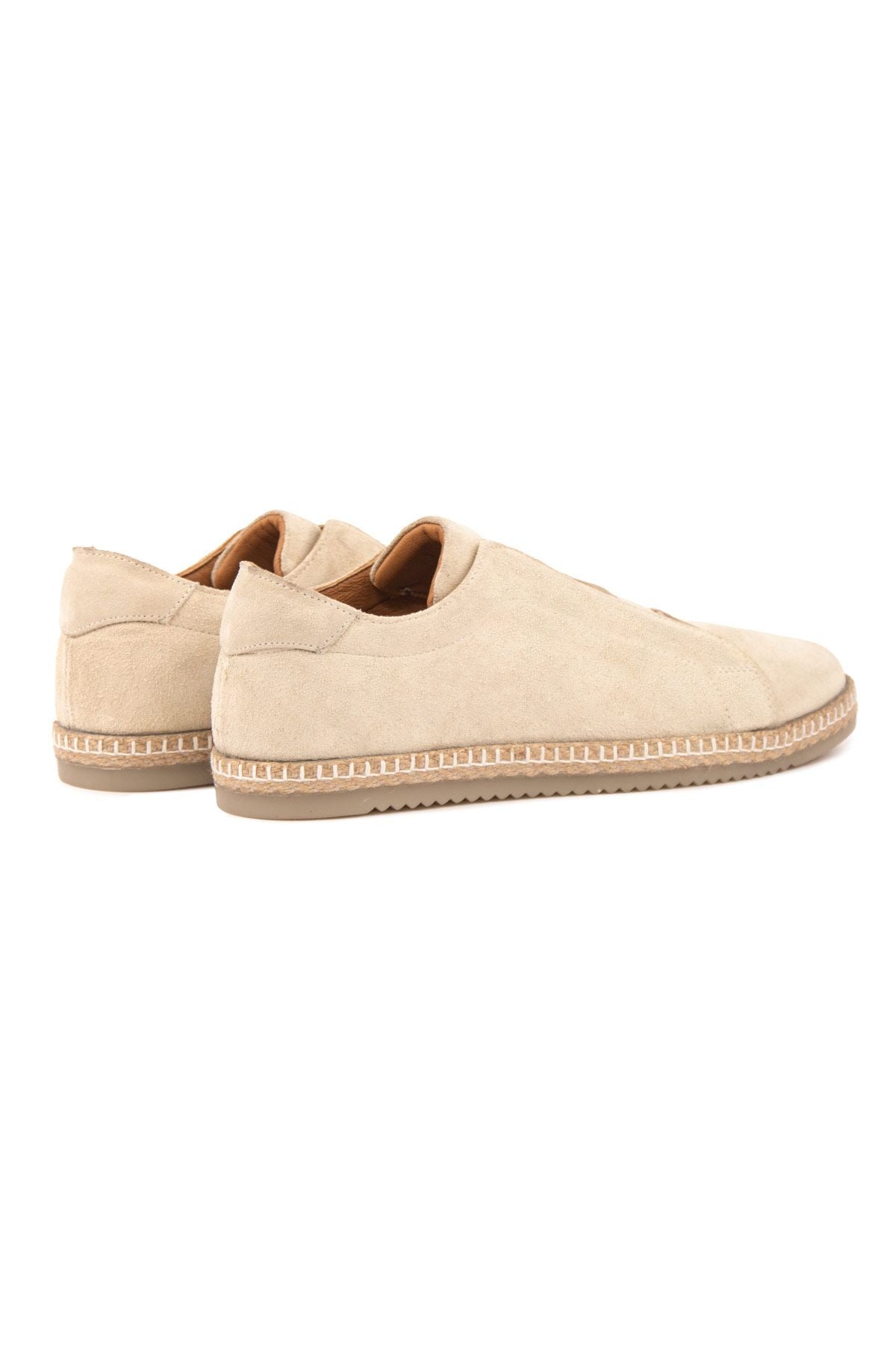 Hakiki Süet Erkek Espadril DG5031 Bej