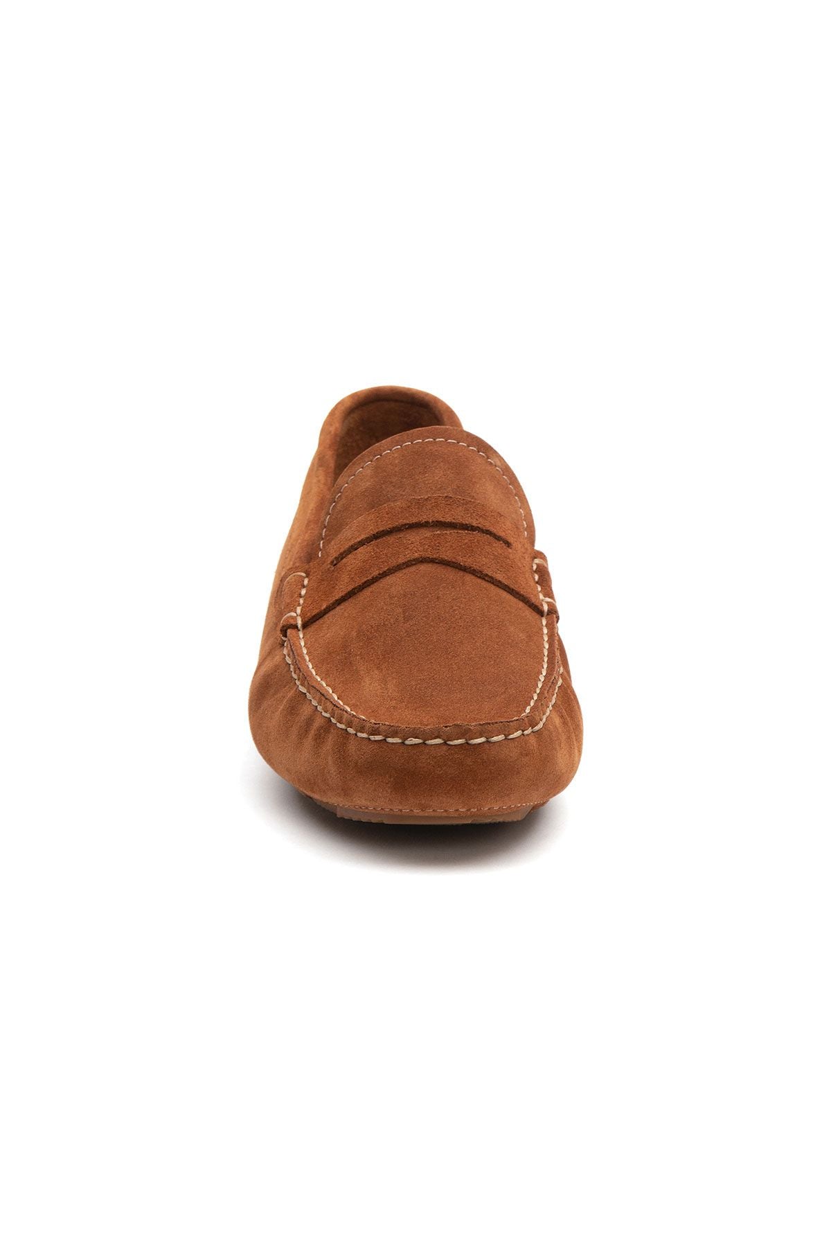 Hakiki Süet Erkek Loafer Ayakkabı 500901 Taba