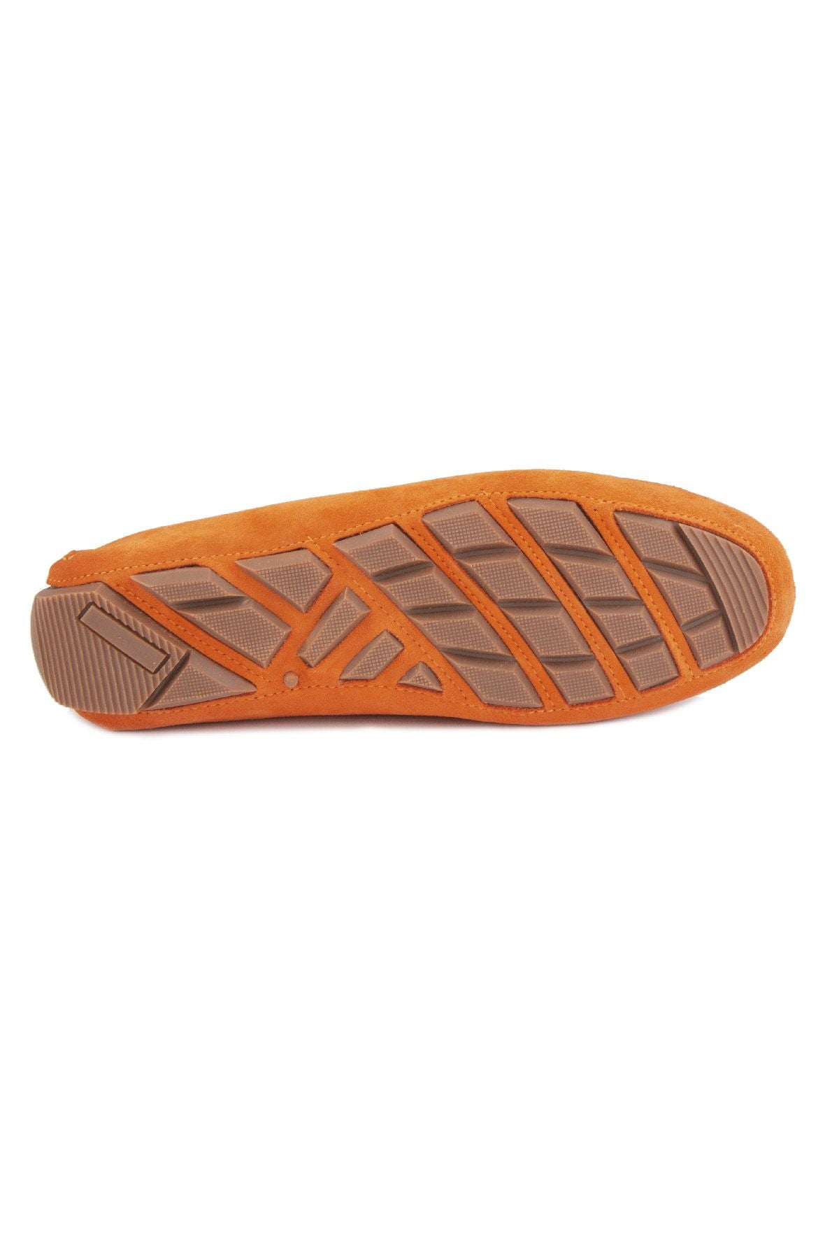 Hakiki Süet Erkek Loafer Ayakkabı 500901 Turuncu
