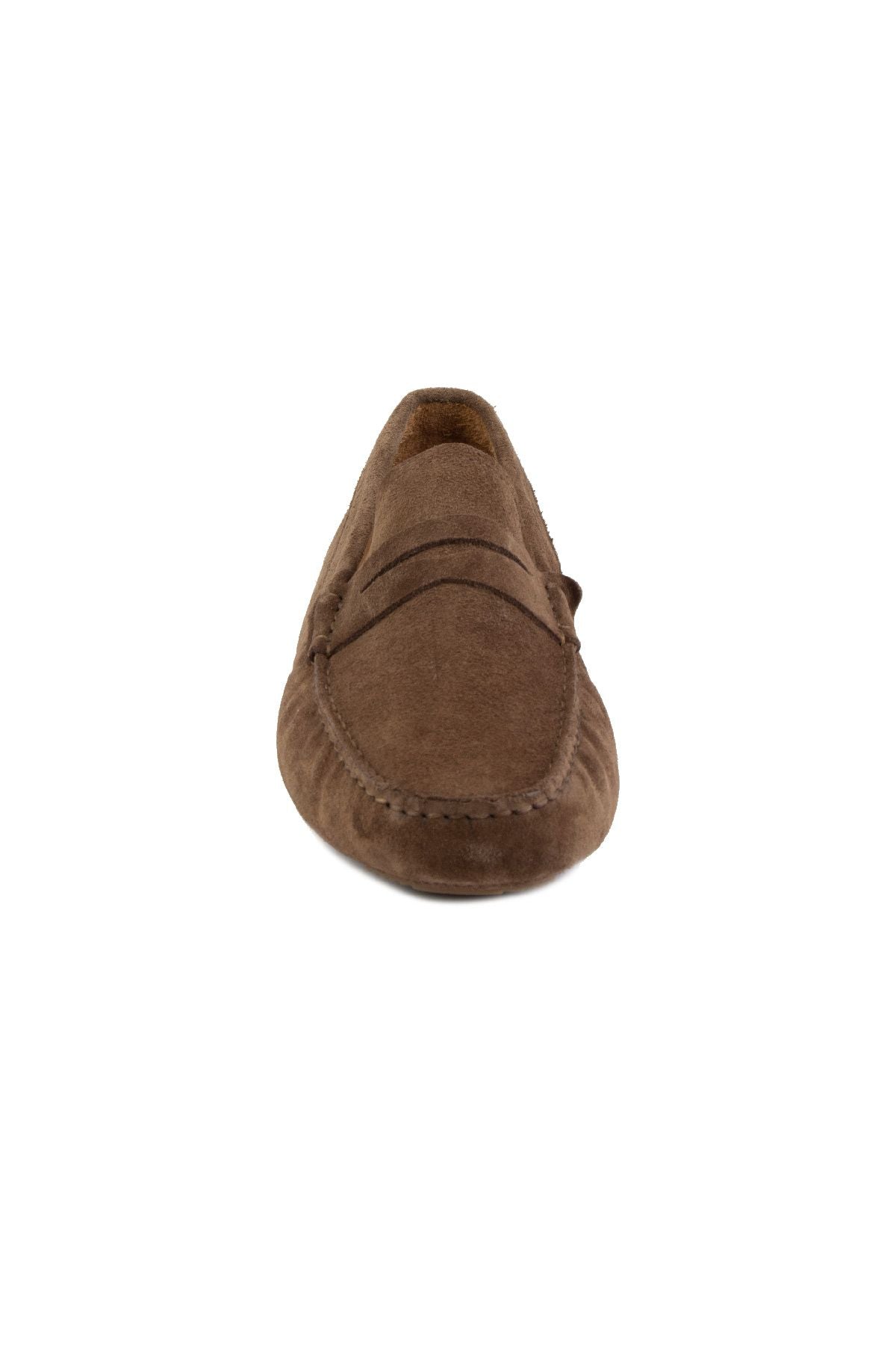 Hakiki Süet Erkek Loafer Ayakkabı 500901 Kahve