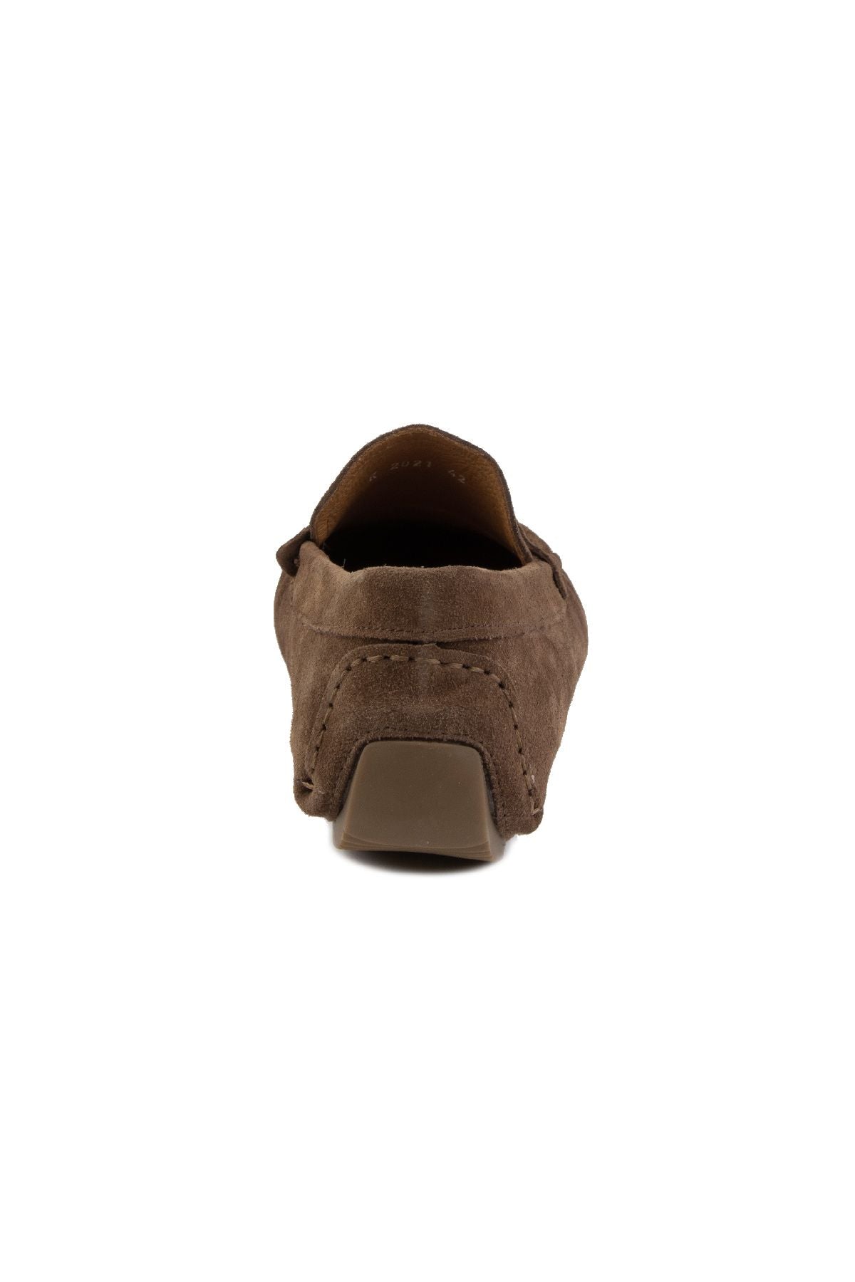 Hakiki Süet Erkek Loafer Ayakkabı 500901 Kahve