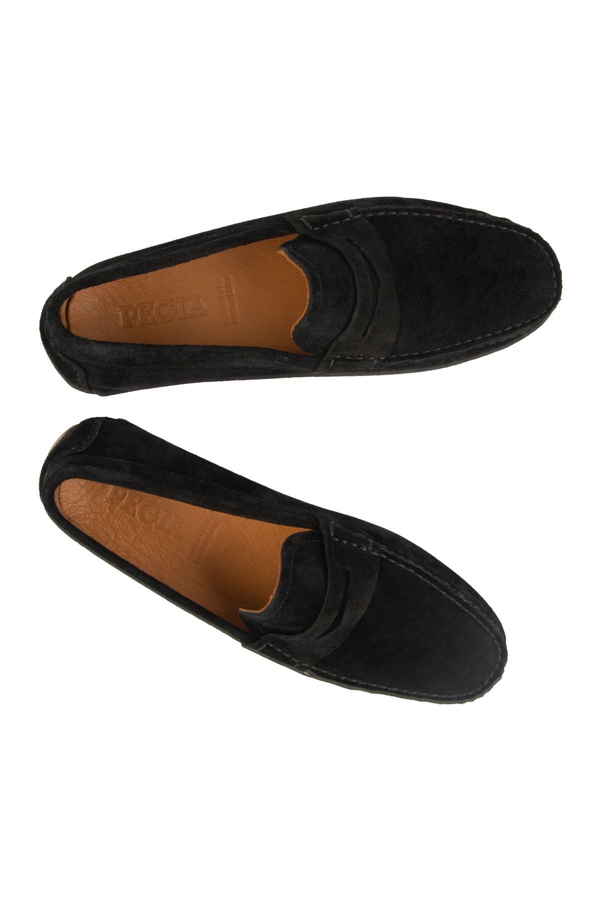 Hakiki Süet Erkek Loafer Ayakkabı 500901 Siyah