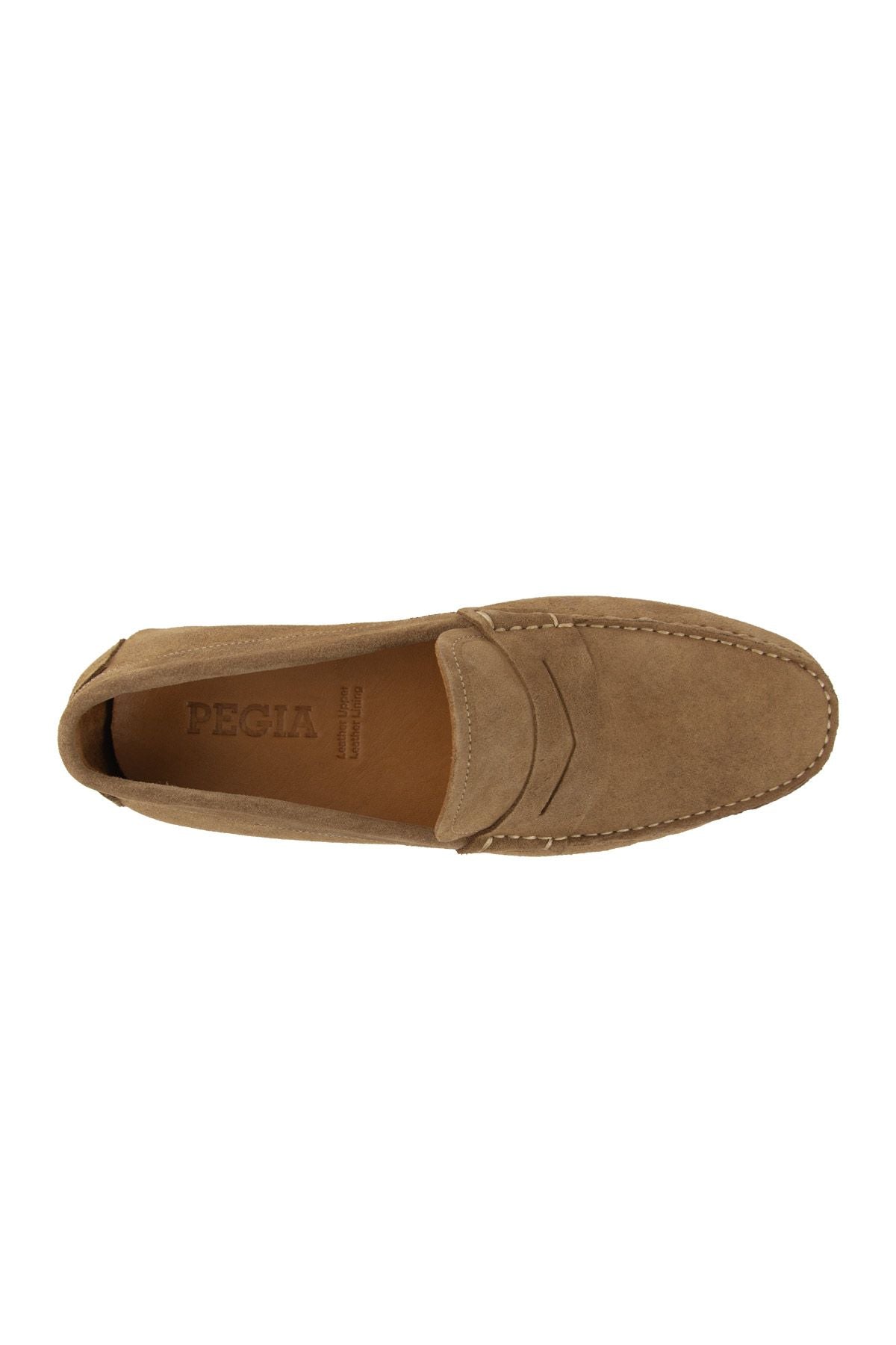 Hakiki Süet Erkek Loafer Ayakkabı 500901 Sahra