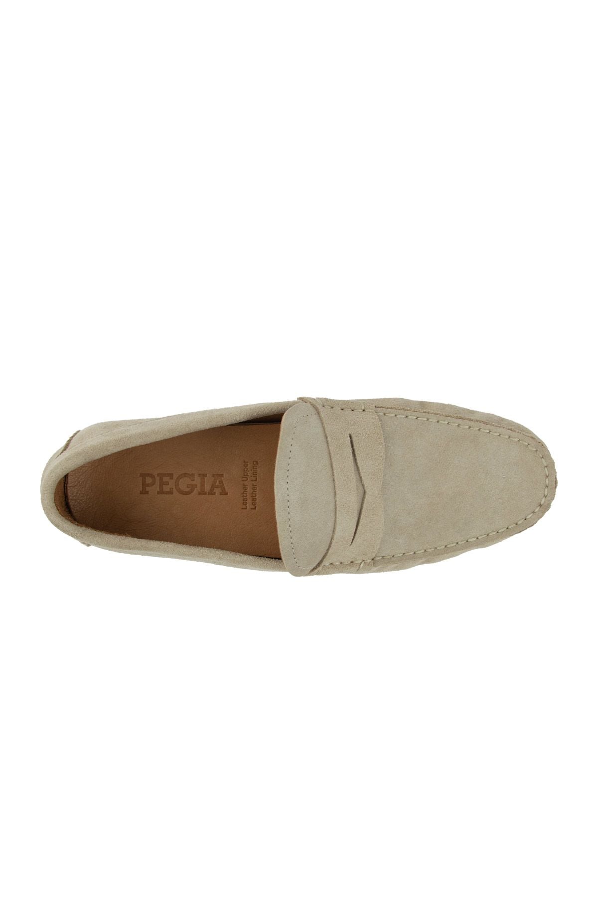 Hakiki Süet Erkek Loafer Ayakkabı 500901 Bej