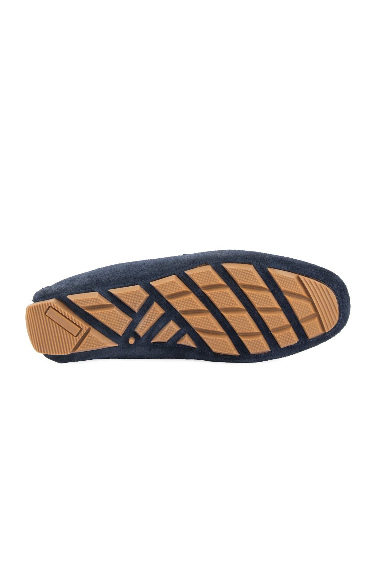 Hakiki Süet Erkek Loafer Ayakkabı 500901 Lacivert