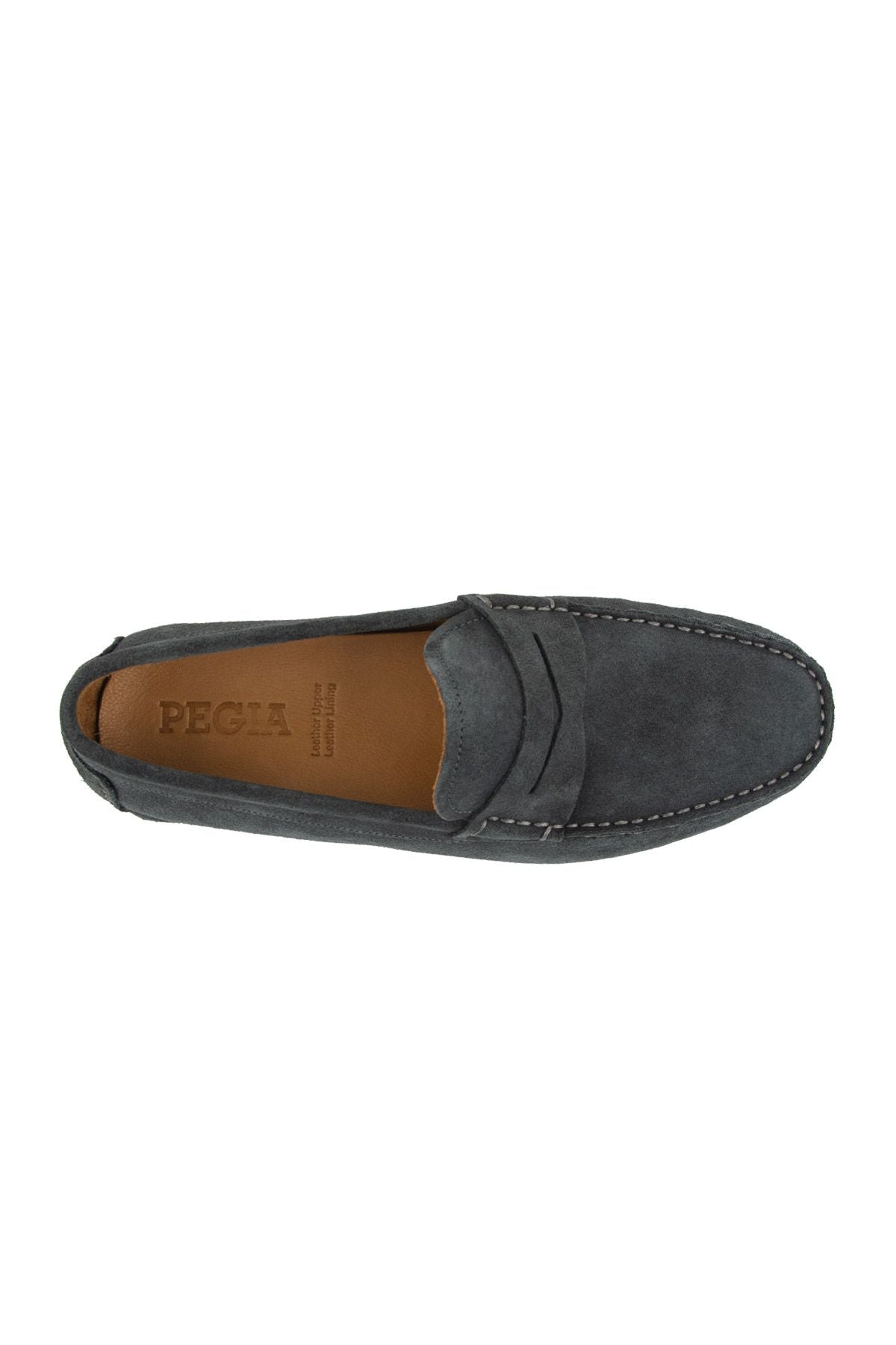 Hakiki Süet Erkek Loafer Ayakkabı 500901 Füme