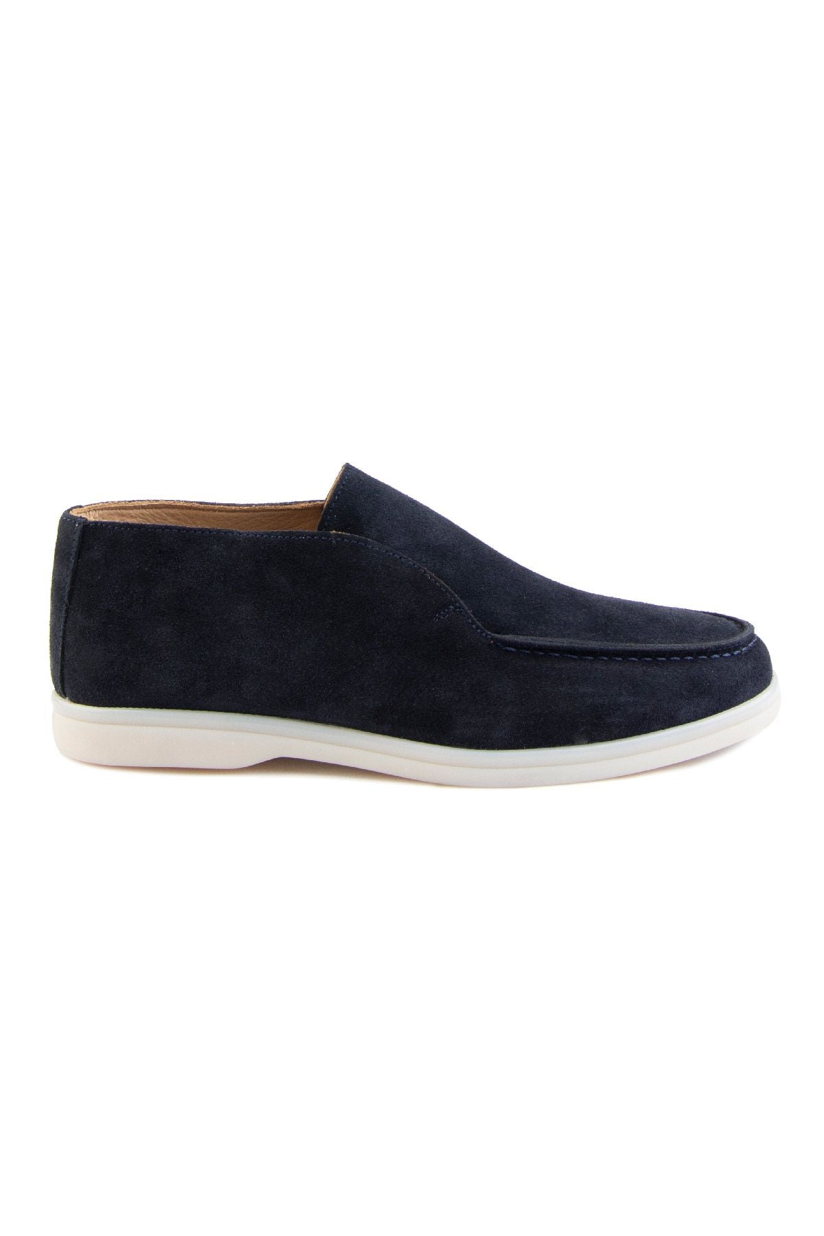 Hakiki Süet Erkek Loafer Bot 500912 Lacivert