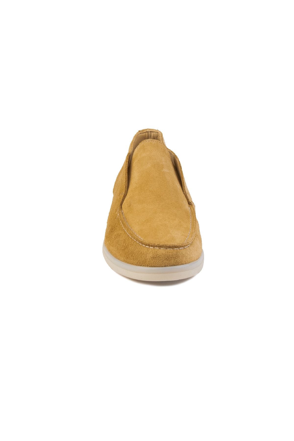 Hakiki Süet Erkek Loafer Bot 500912 Camel