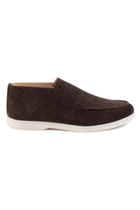 Genuine Suede Men's Loafer Boot 500912 Brown