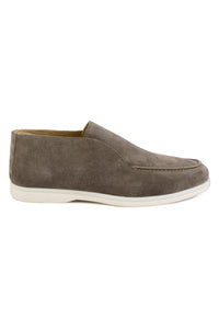 Genuine Suede Men's Loafer Boot 500912 Gray