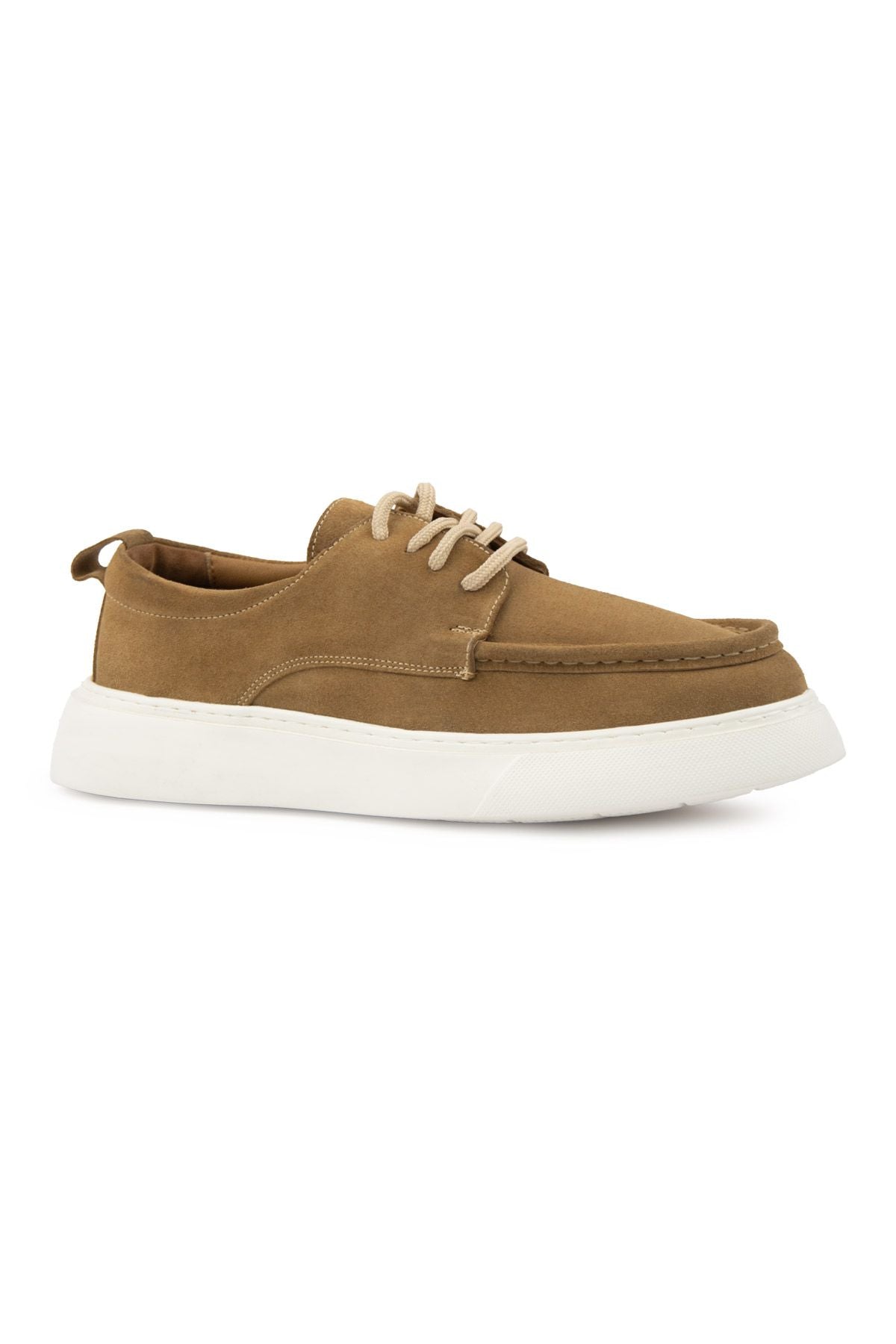 Hakiki Süet Erkek Loafer DG5029 Taba