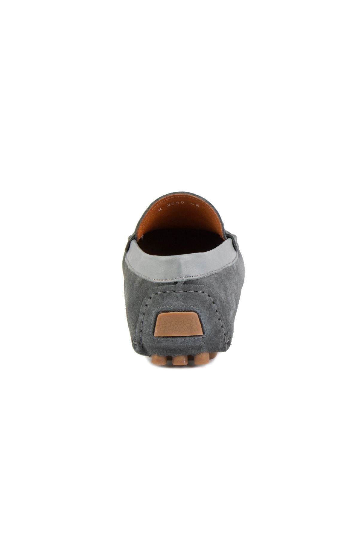 Hakiki Süet Erkek Tokalı Loafer 500909 Antrasit