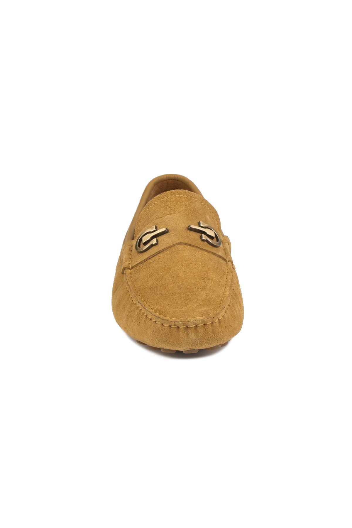Hakiki Süet Erkek Tokalı Loafer 500909 Sahra