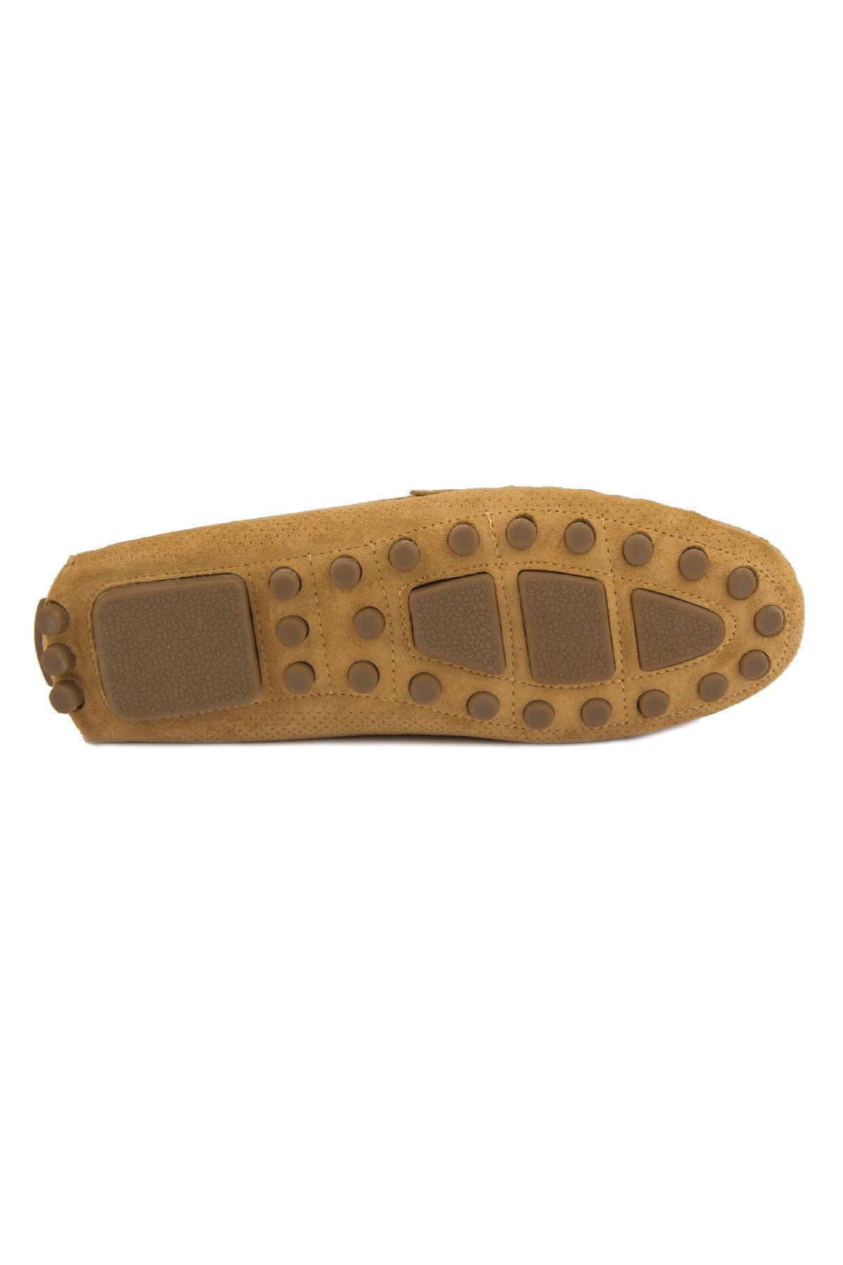 Hakiki Süet Erkek Tokalı Loafer 500909 Sahra