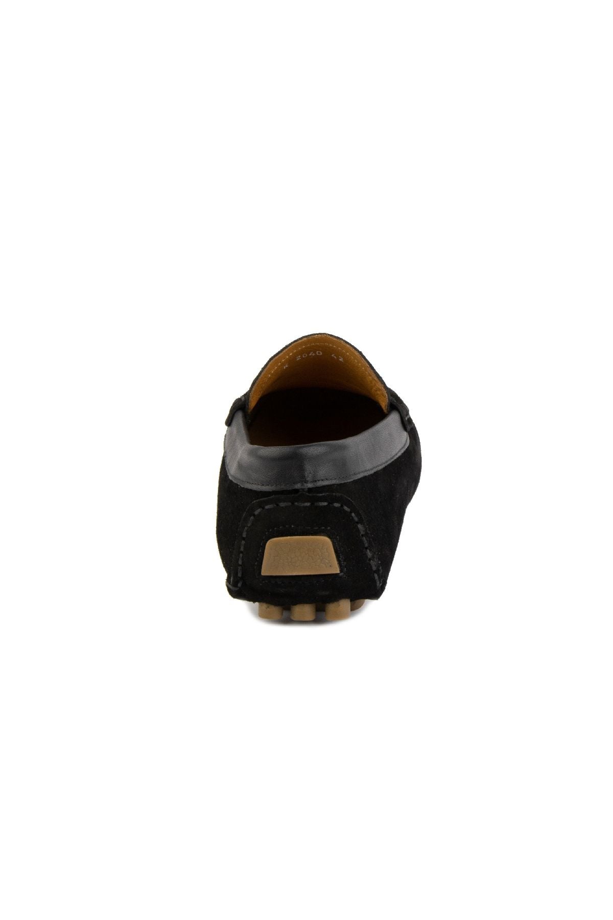 Hakiki Süet Erkek Tokalı Loafer 500909 Siyah