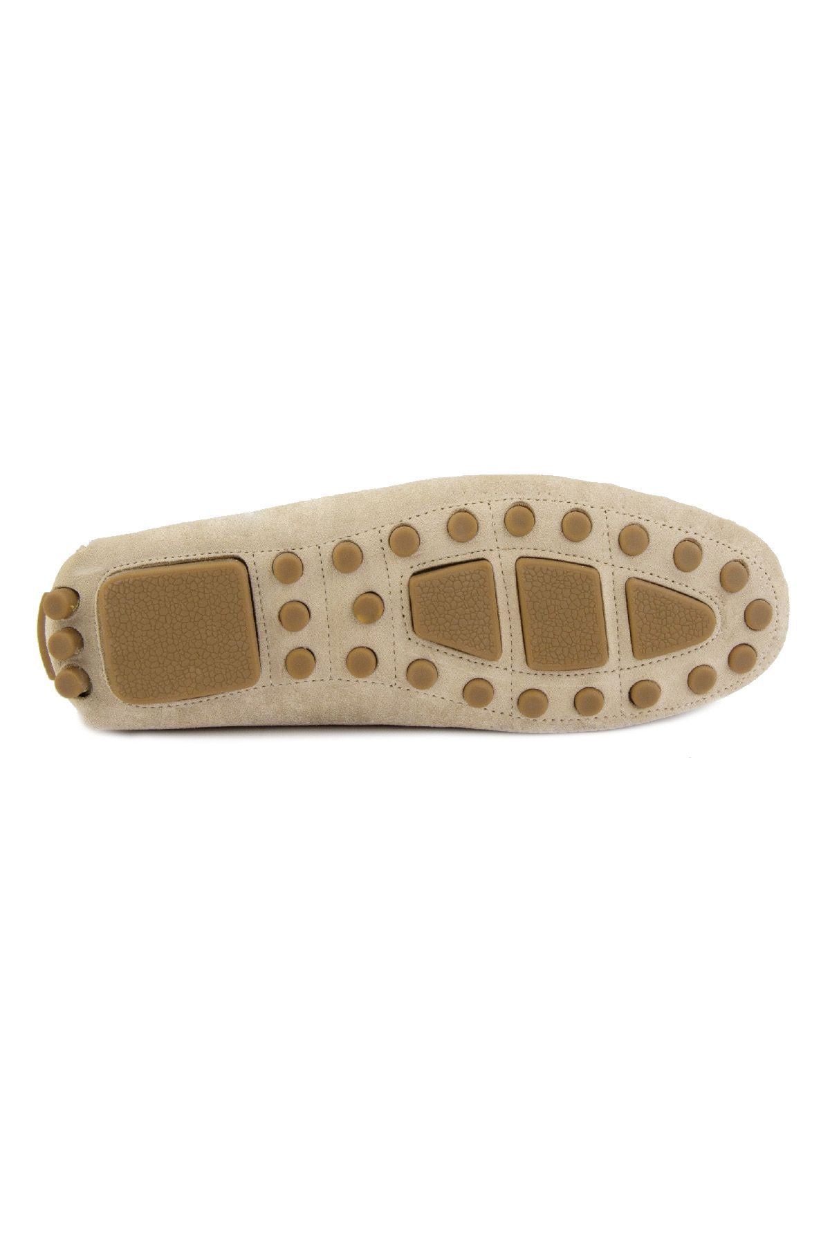 Hakiki Süet Erkek Tokalı Loafer 500909 Bej