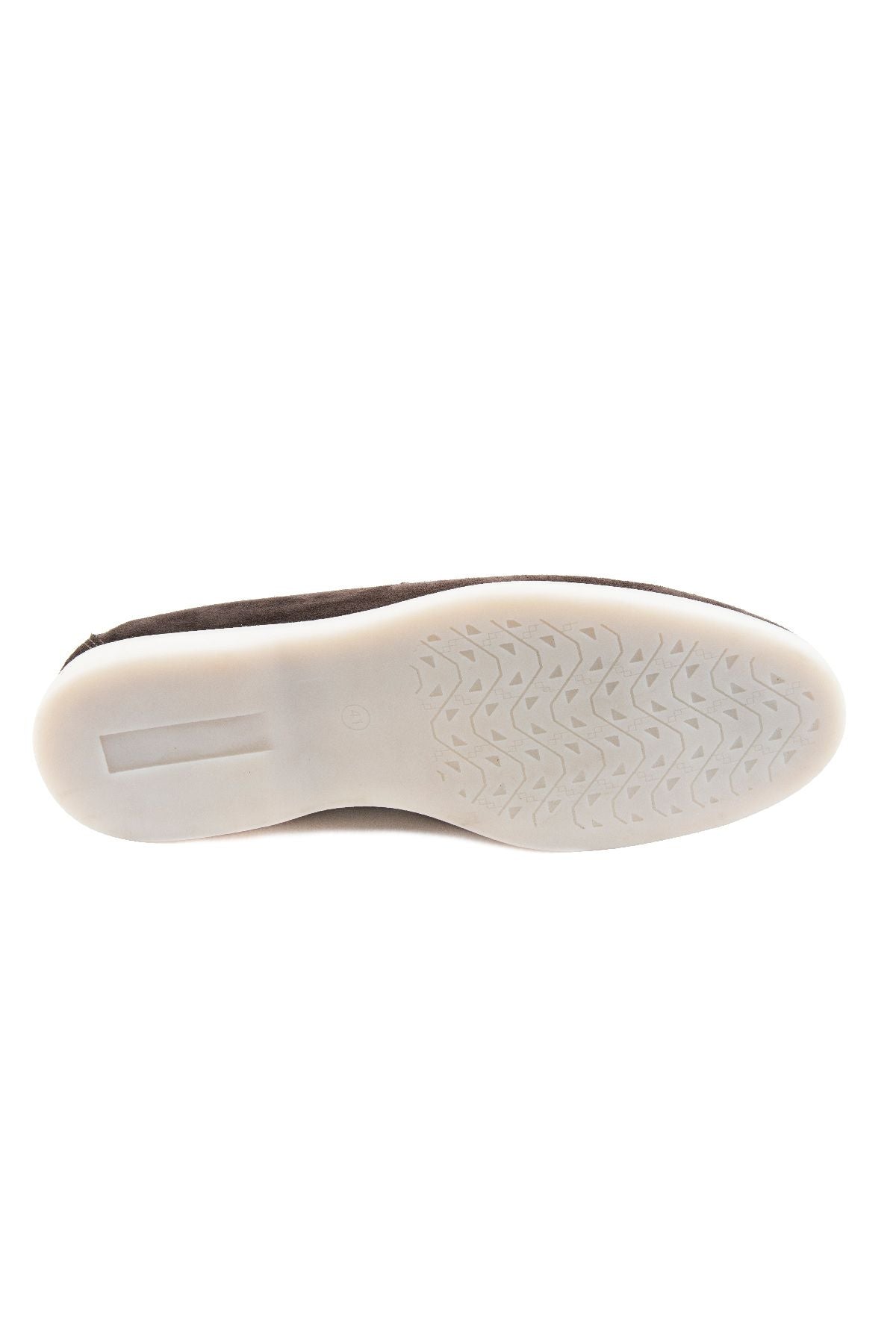 Hakiki Süet Erkek Tokalı Loafer 500910 Kahve