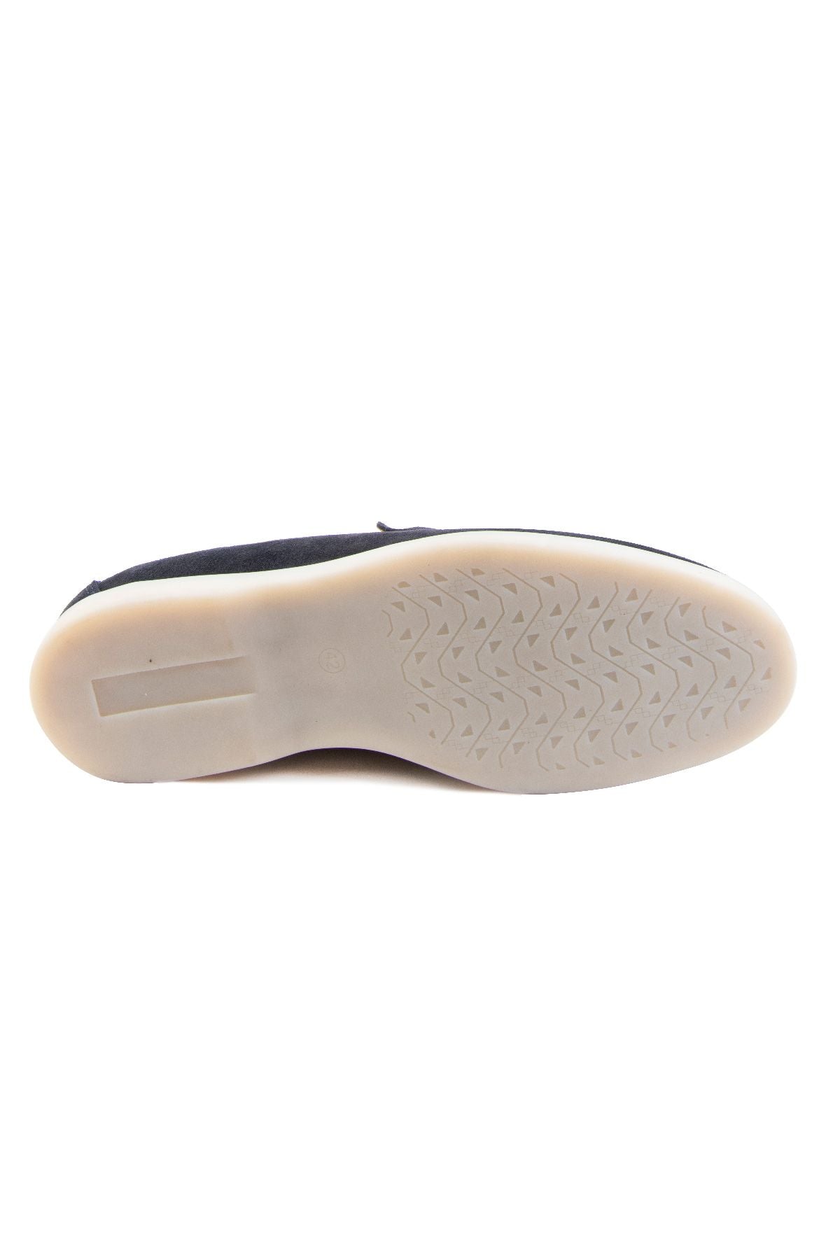 Hakiki Süet Erkek Tokalı Loafer 500910 Lacivert
