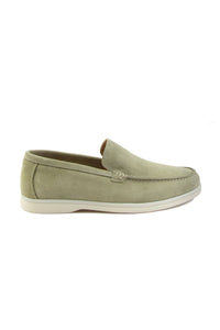 Genuine Suede Women's Flat Shoes 700910 Mint