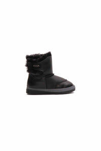 Fur-Lined Velcro Children's Boot 186061 Black