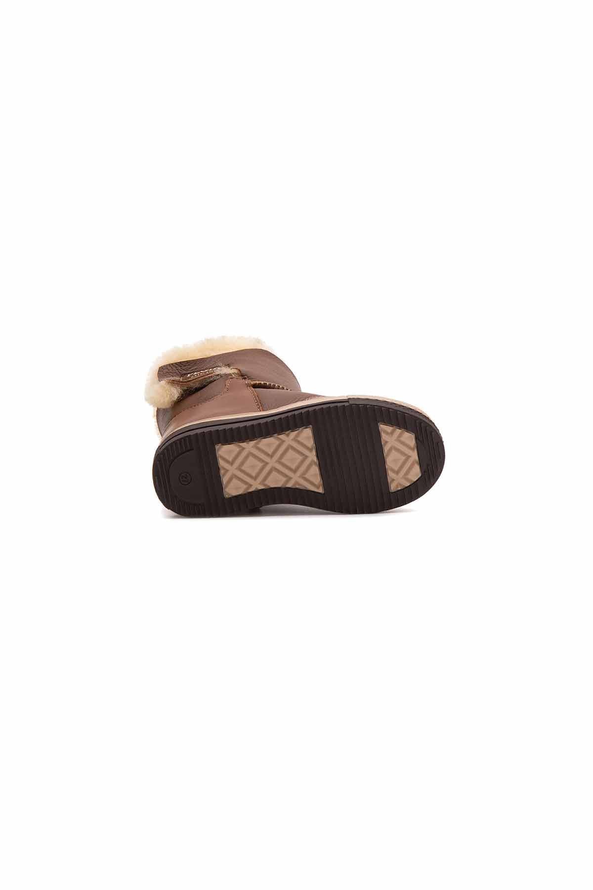 İçi Kürklü Cırtlı Çocuk Botu 186061 Taba