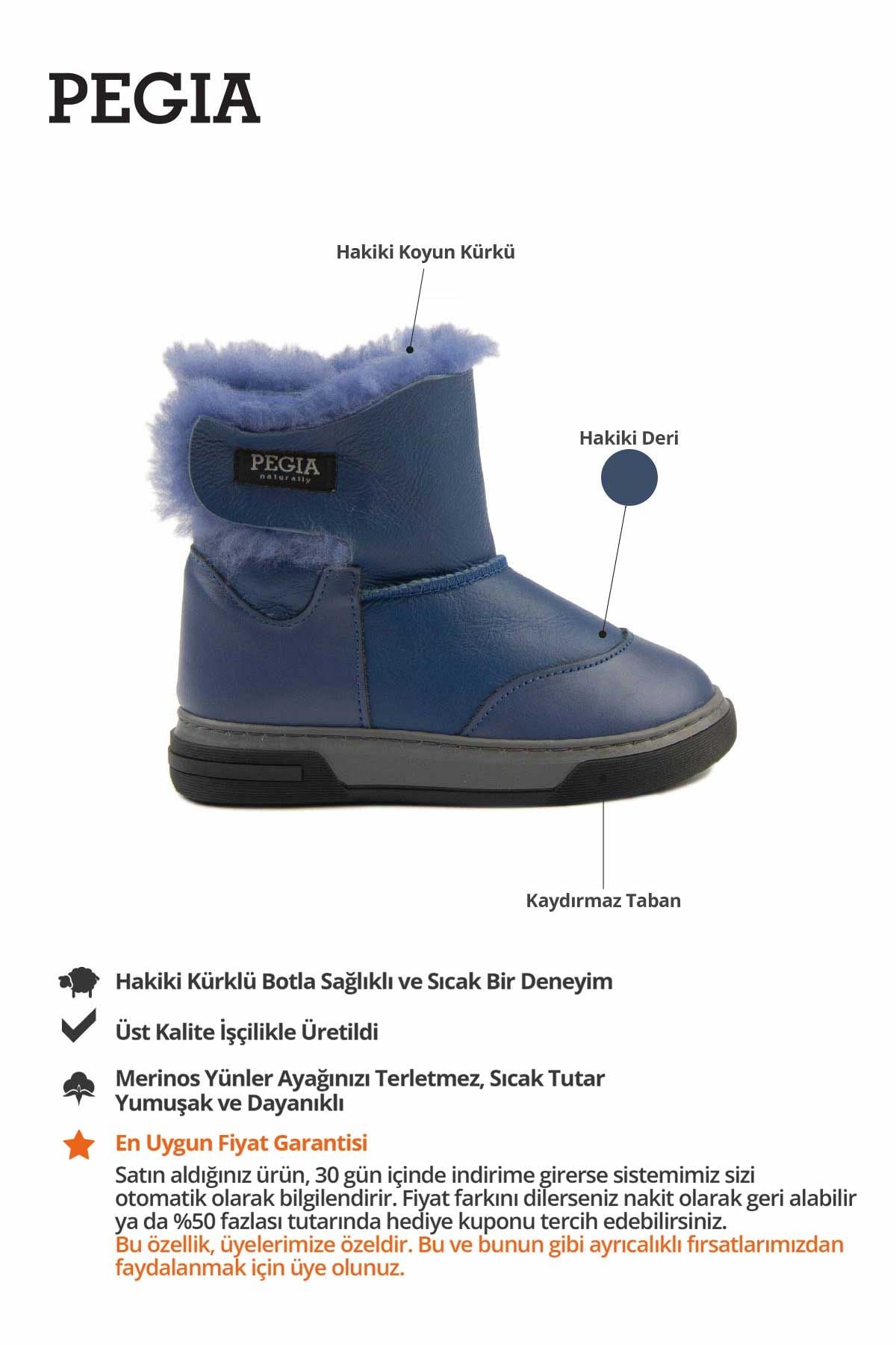 İçi Kürklü Cırtlı Çocuk Botu 186066 Saks