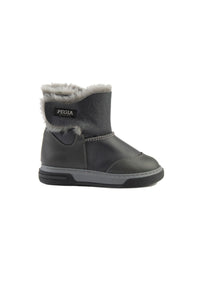 Fur-Lined Velcro Children's Boot 186071 Anthracite