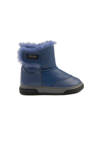 Fur-Lined Velcro Children's Boot 186071 Royal Blue