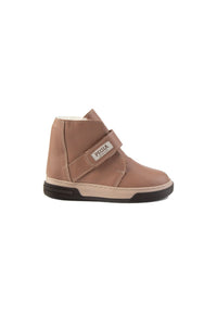 Fur-Lined Hook-and-Loop Children's Boot 186084 Dusty Rose