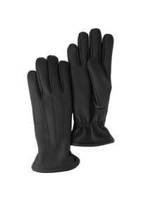 Shearling-lined Leather Men's Gloves 24EL01 Black