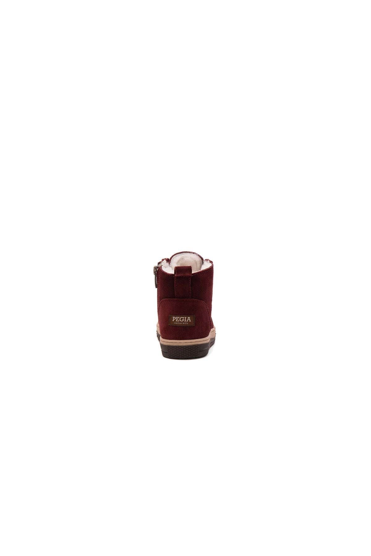 İçi Kürklü Fermuarlı Çocuk Botu 186062 Bordo