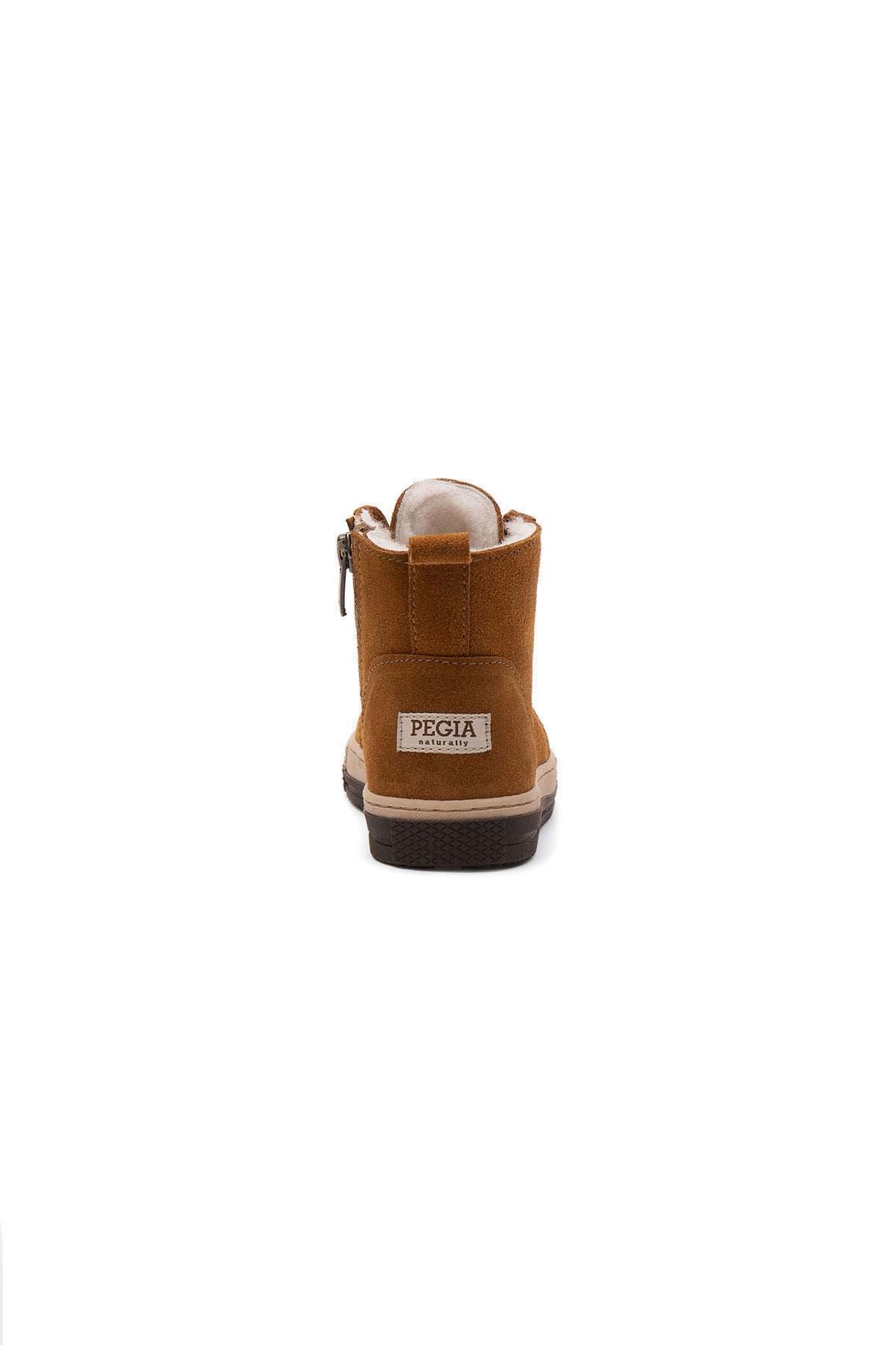 İçi Kürklü Fermuarlı Çocuk Botu 186067 Taba