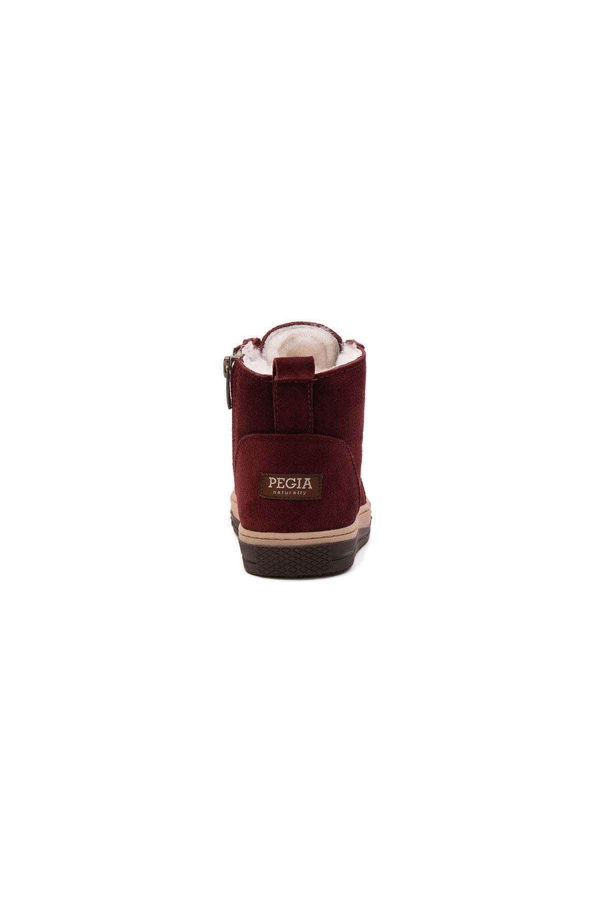 İçi Kürklü Fermuarlı Çocuk Botu 186067 Bordo