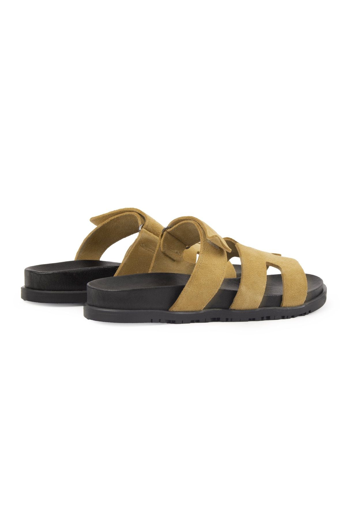 Kadın Bantlı Süet Terlik 215516 Camel