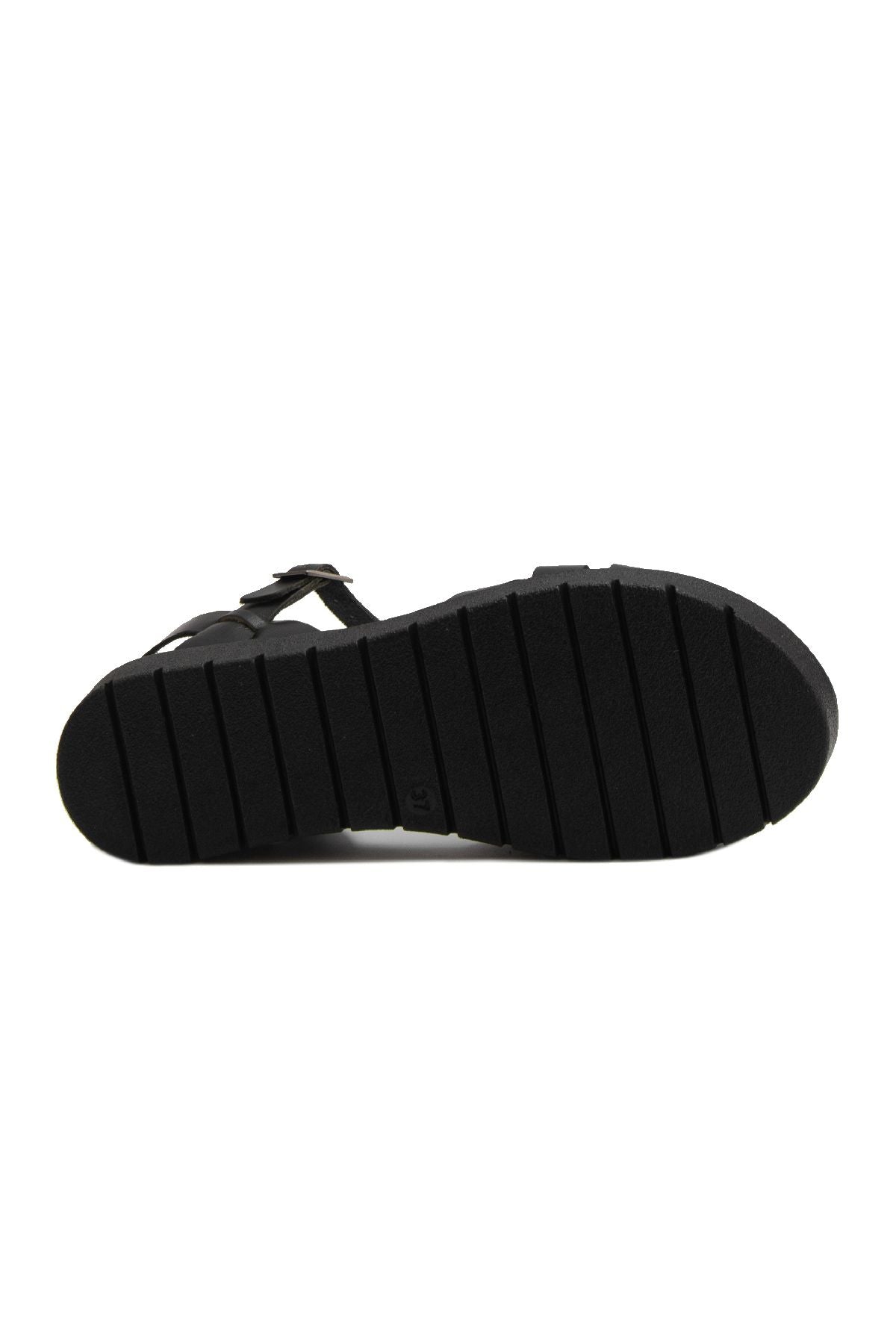 Kadın Deri Sandalet DG6004 Siyah