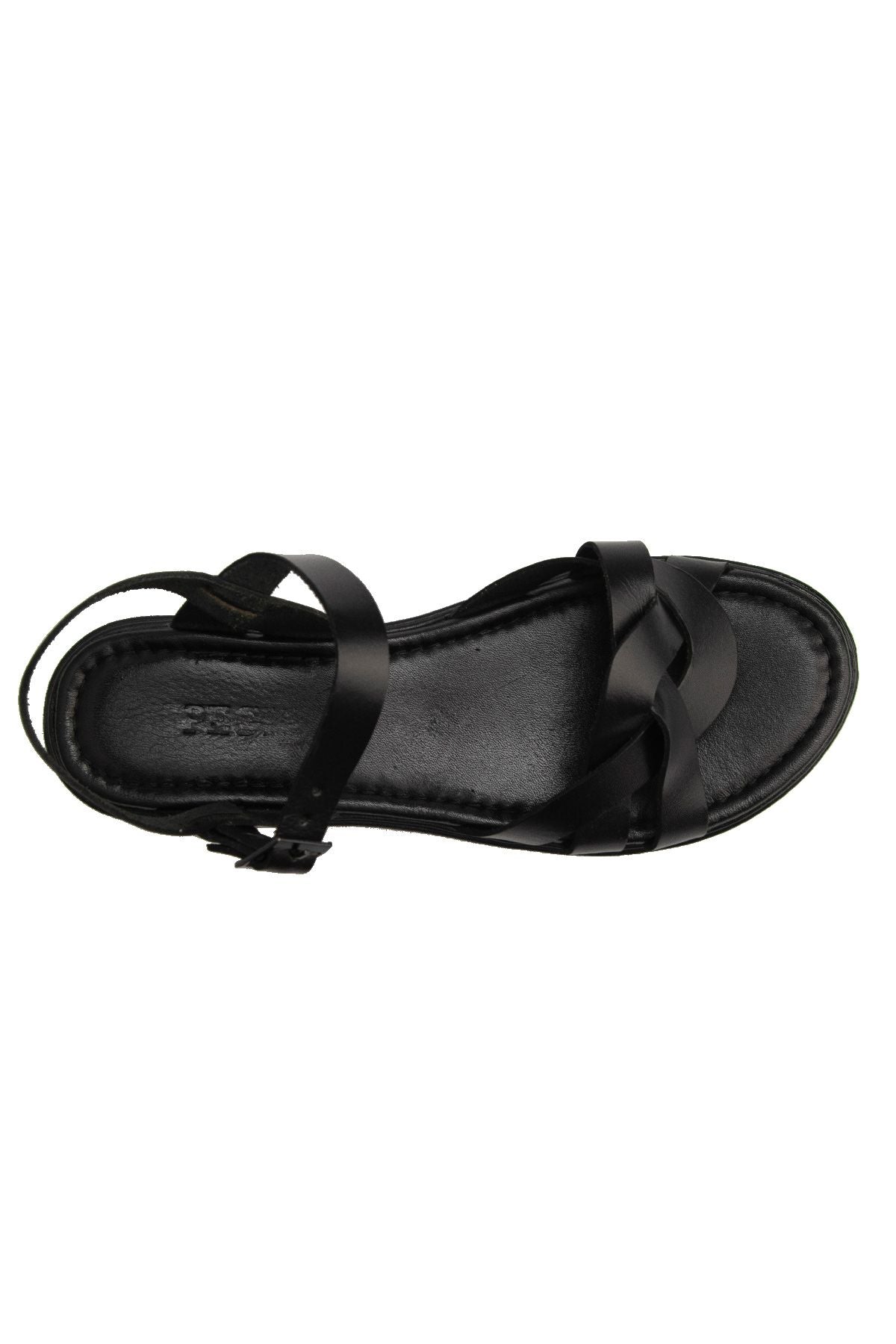 Kadın Deri Sandalet DG6004 Siyah