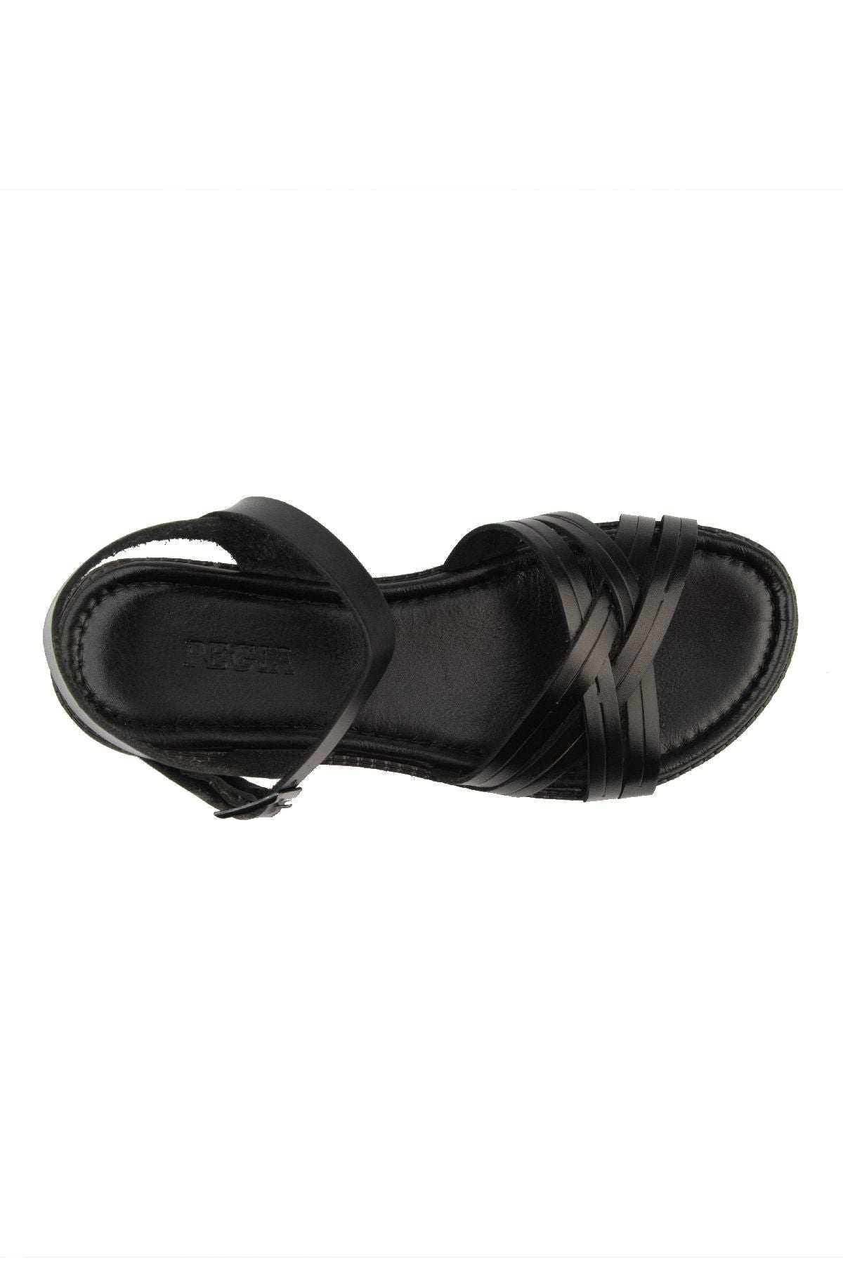 Kadın Deri Sandalet DG6006 Siyah