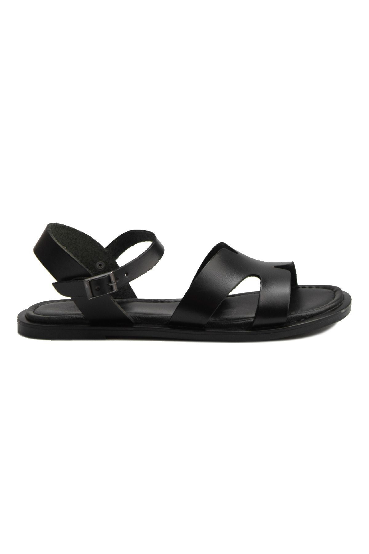 Kadın Deri Sandalet DG6012 Siyah