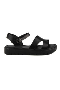 Women's Leather Sandals DG6020 Black