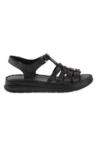 Women's Leather Sandal DG6114 Black