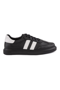 Women's Leather Sneaker DG6035 Black