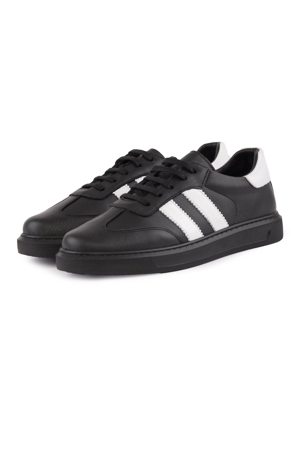 Kadın Deri Sneaker DG6035 Siyah