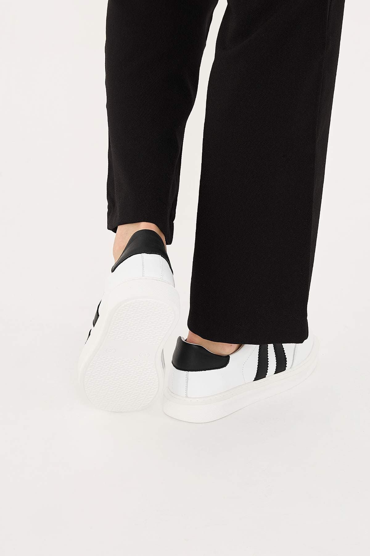 Kadın Deri Sneaker DG6035 Beyaz