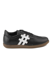 Women's Leather Sneakers DG6022 Black