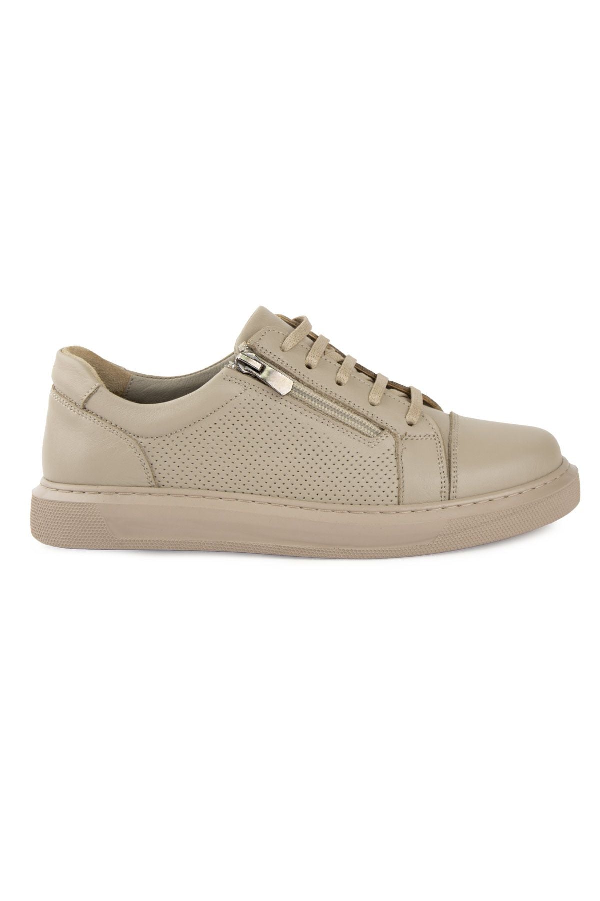 Kadın Deri Sneakers DG6024 Vizon