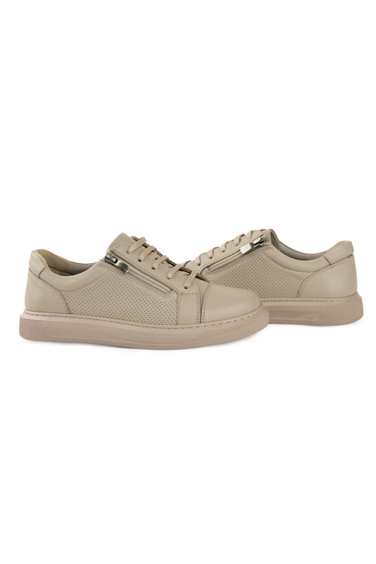 Kadın Deri Sneakers DG6024 Vizon