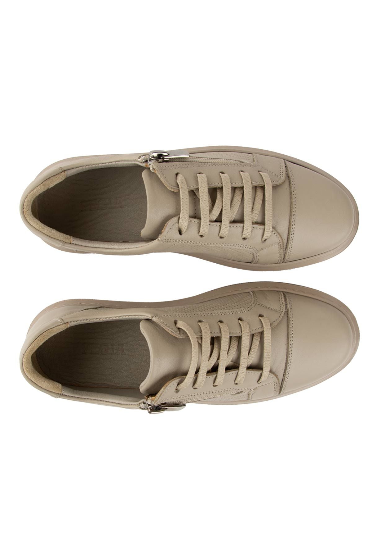 Kadın Deri Sneakers DG6024 Vizon
