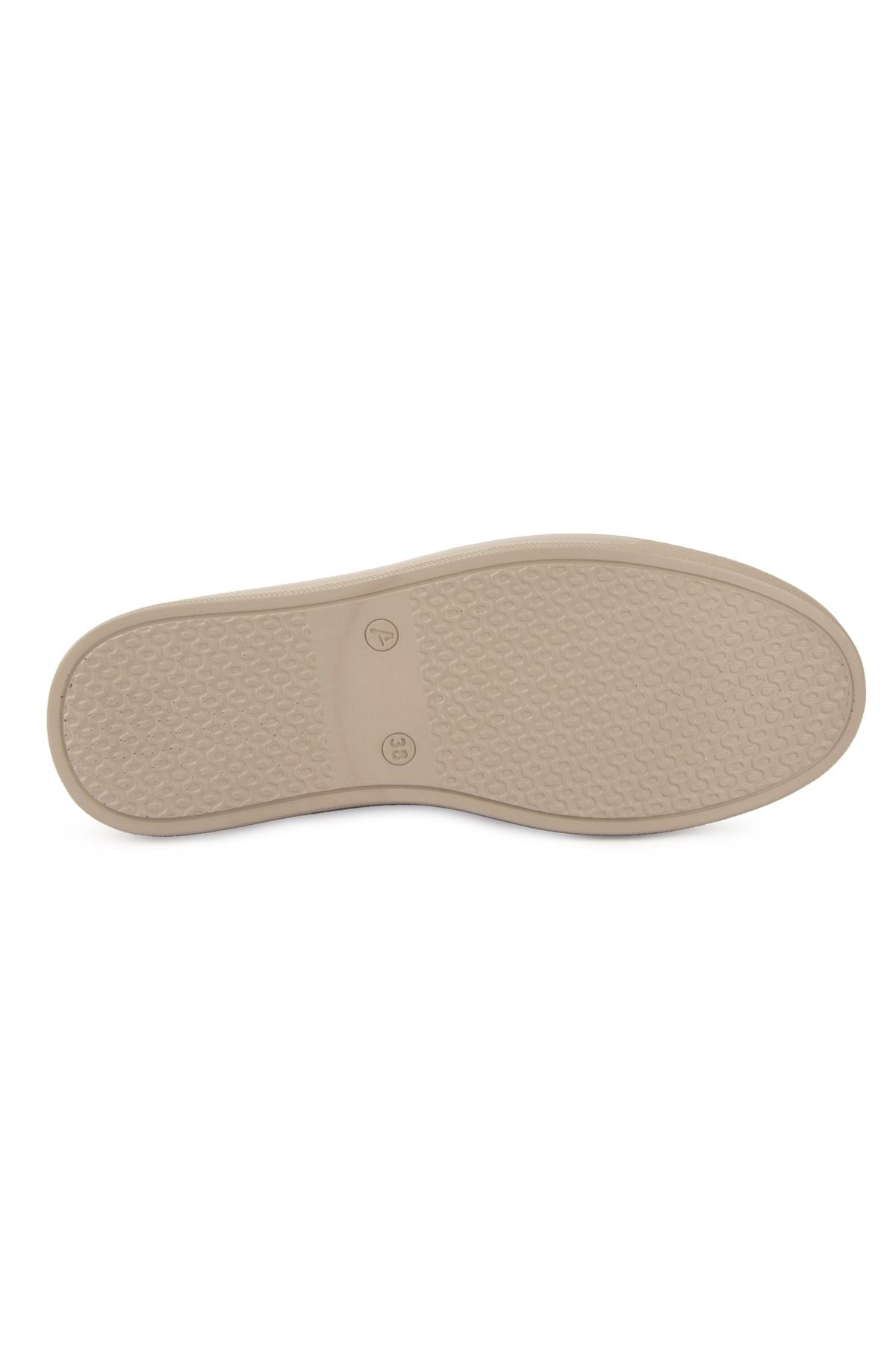 Kadın Deri Sneakers DG6024 Vizon